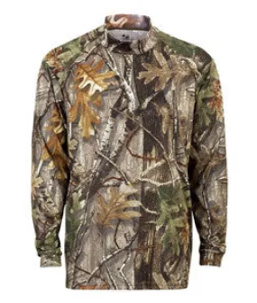 4156 Badger Performance Mock Tee Force/ Camo