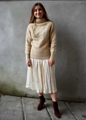 70s HBC Oat Lambswool Turtleneck XS-M