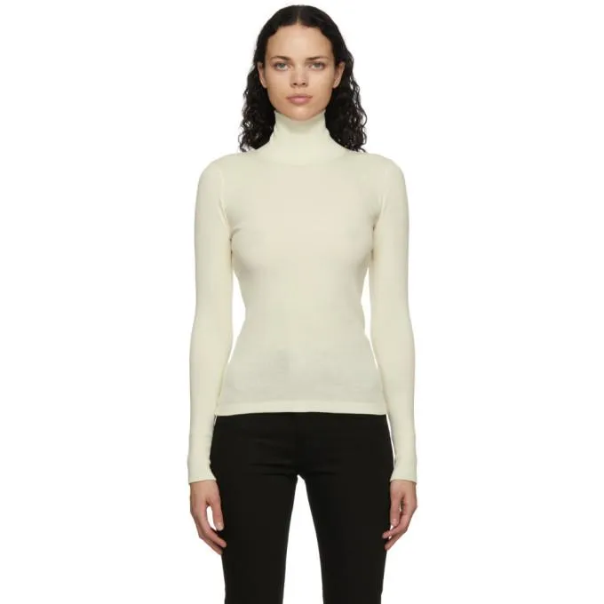 AMI Alexandre Mattiussi Off-White Thin Turtleneck