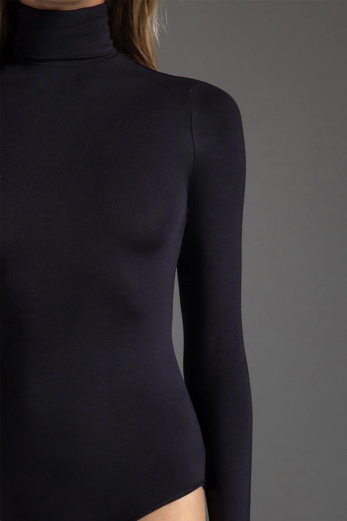 Audrey Long Sleeve Turtleneck Bodysuit