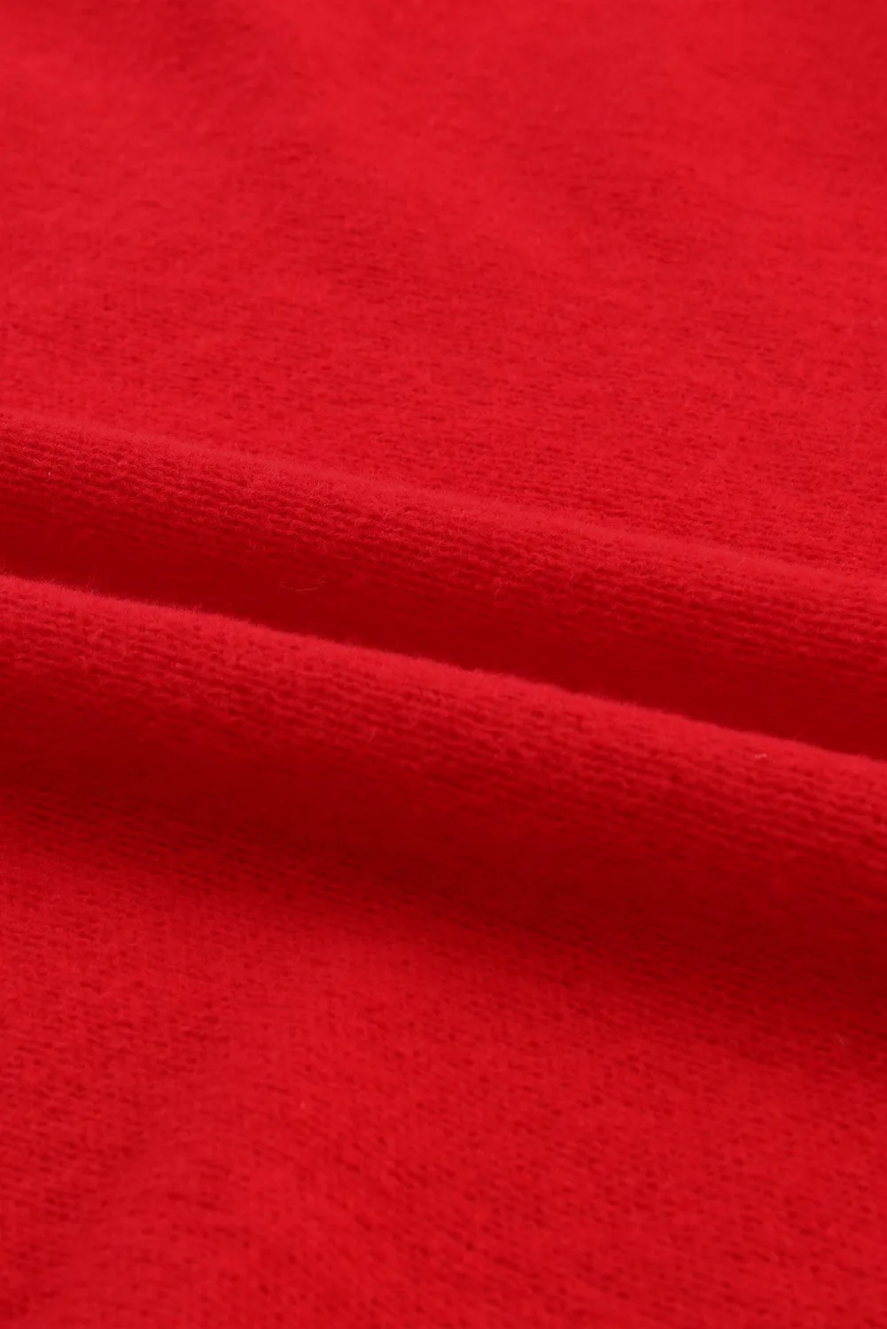 Balloon Sleeve Turtleneck Christmas Sweater