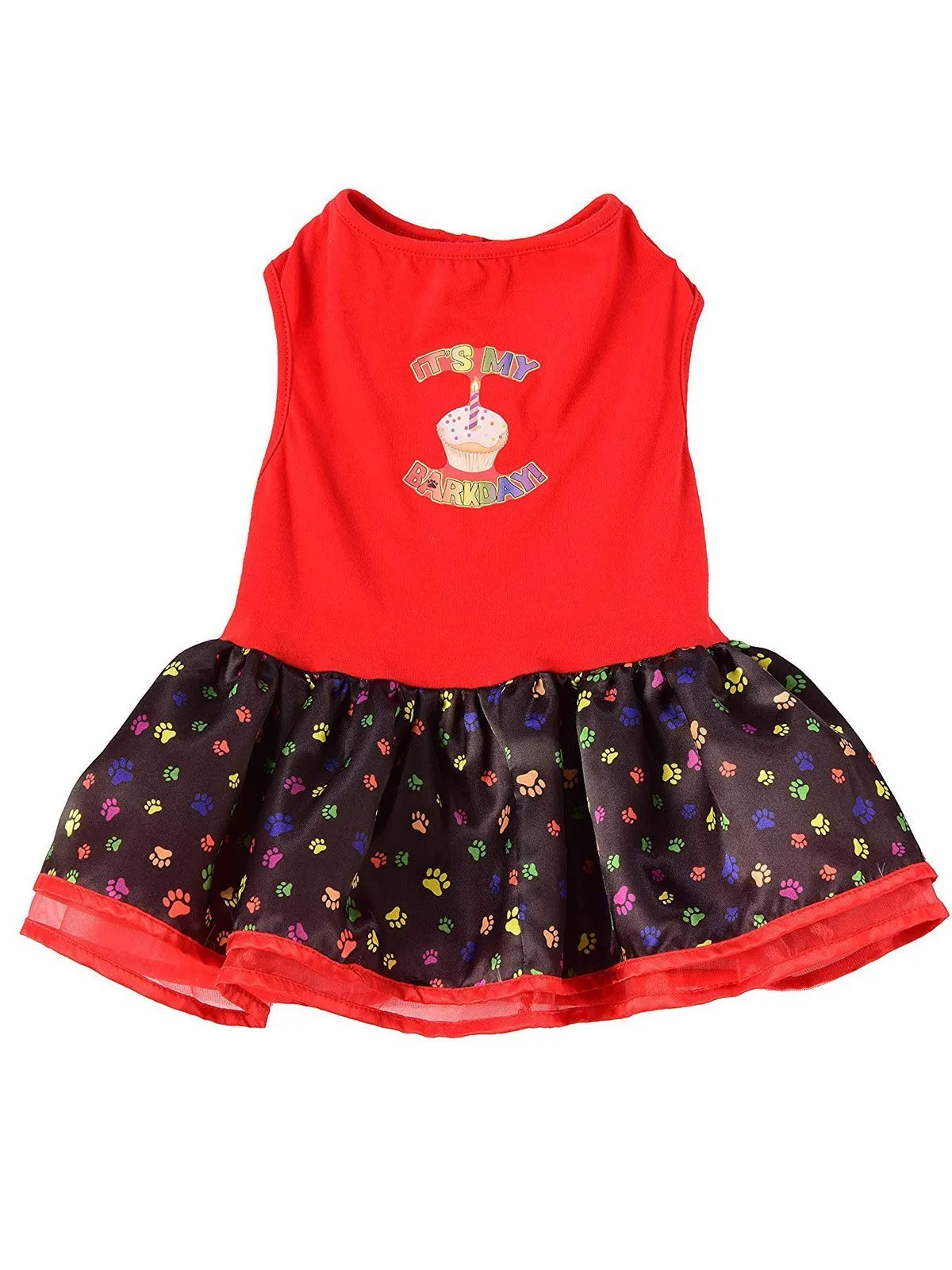 Barkday Tutu Dress Pet Costume
