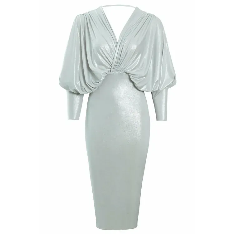 Batwing Sleeve Dress