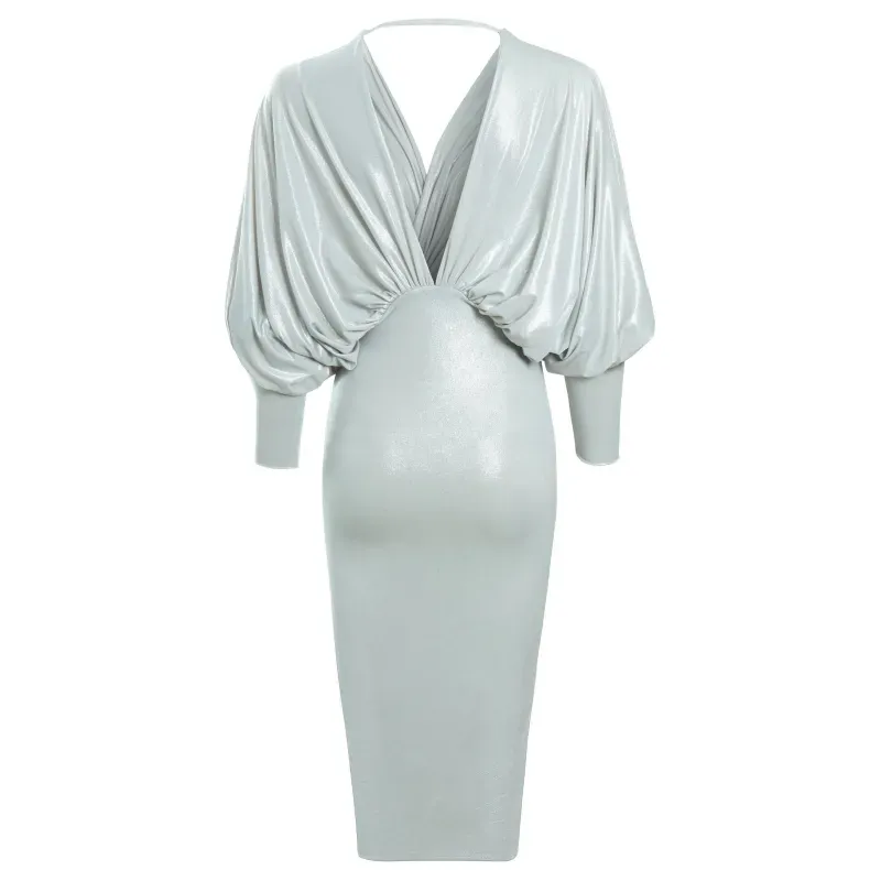 Batwing Sleeve Dress