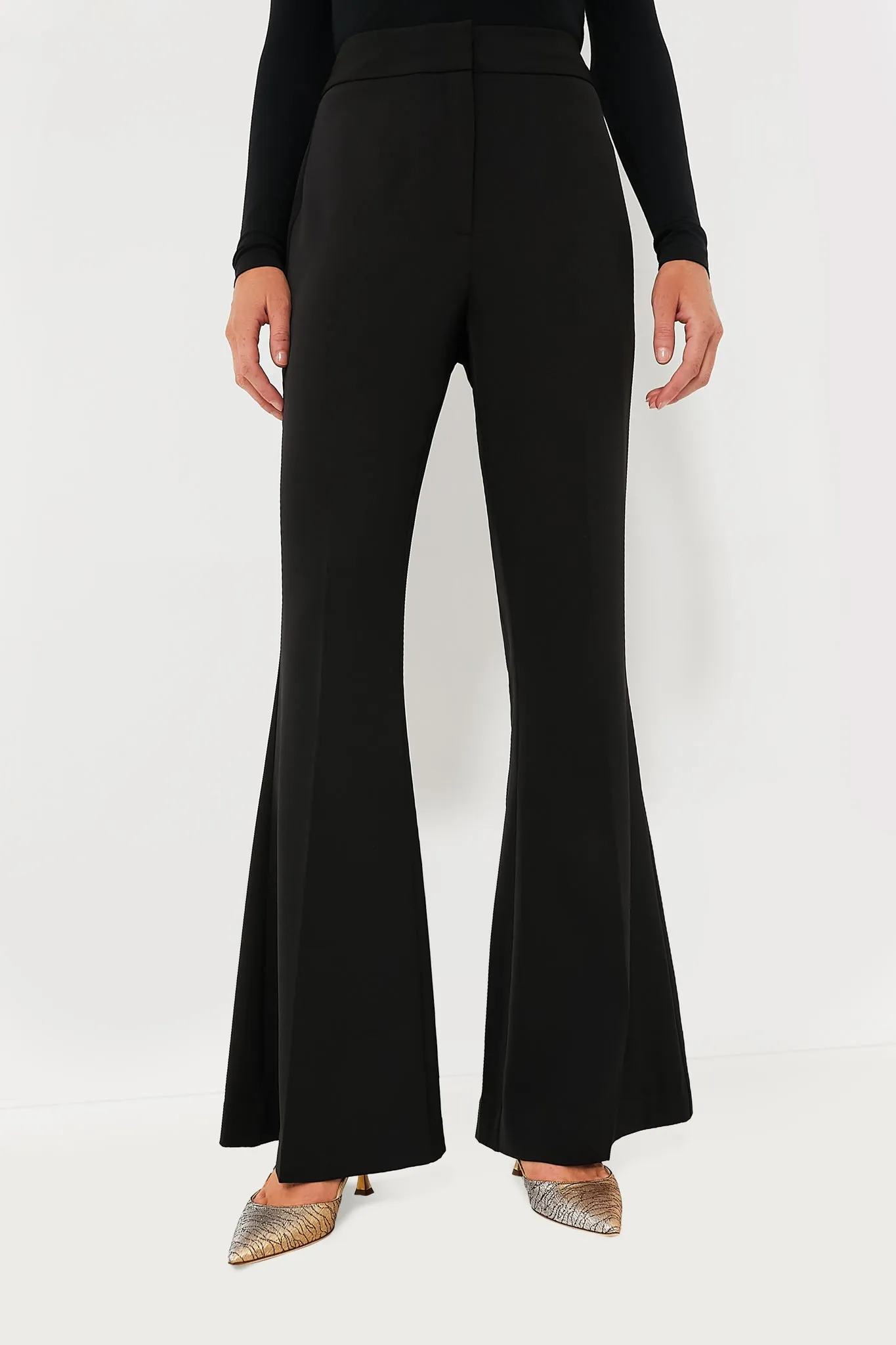 Black Elongating Francesca Pants