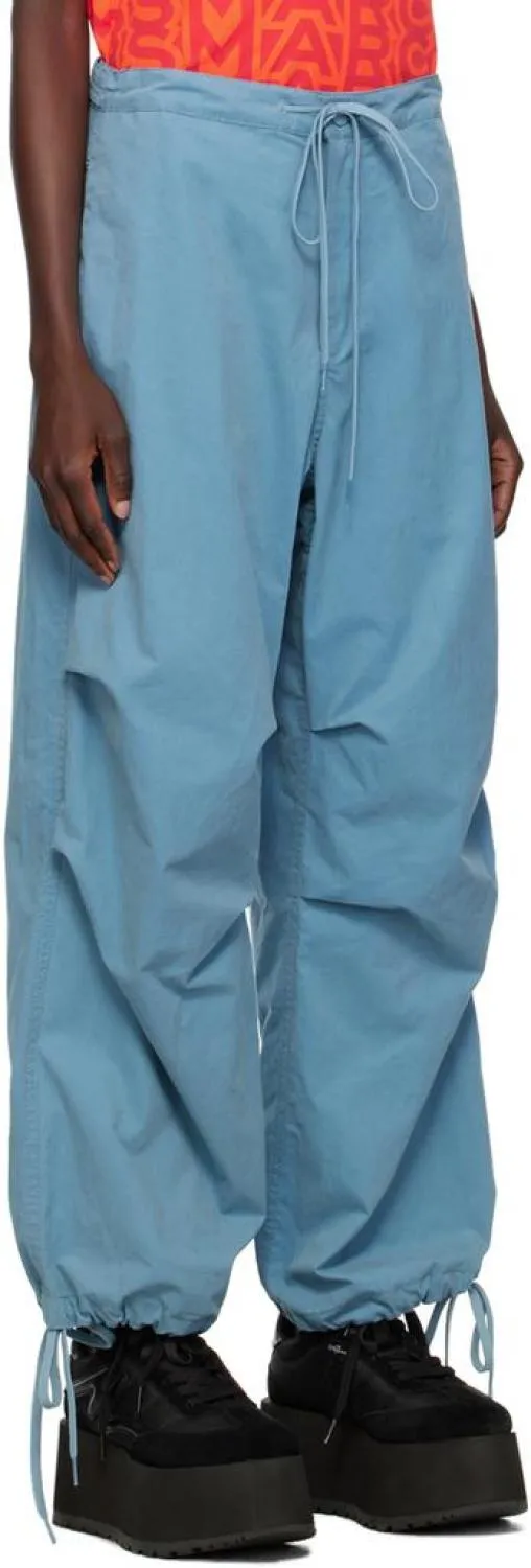 Blue Drawstring Trousers