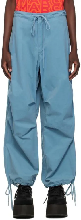 Blue Drawstring Trousers