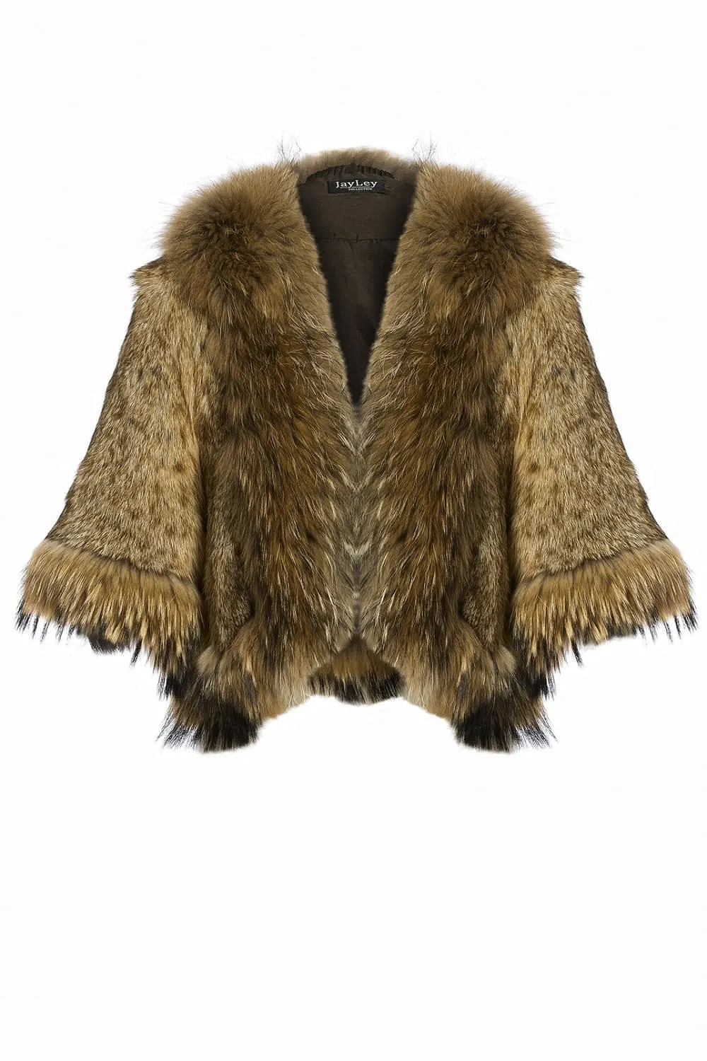 Buy Me Fur - Women's Mocha Fox Fur Cape