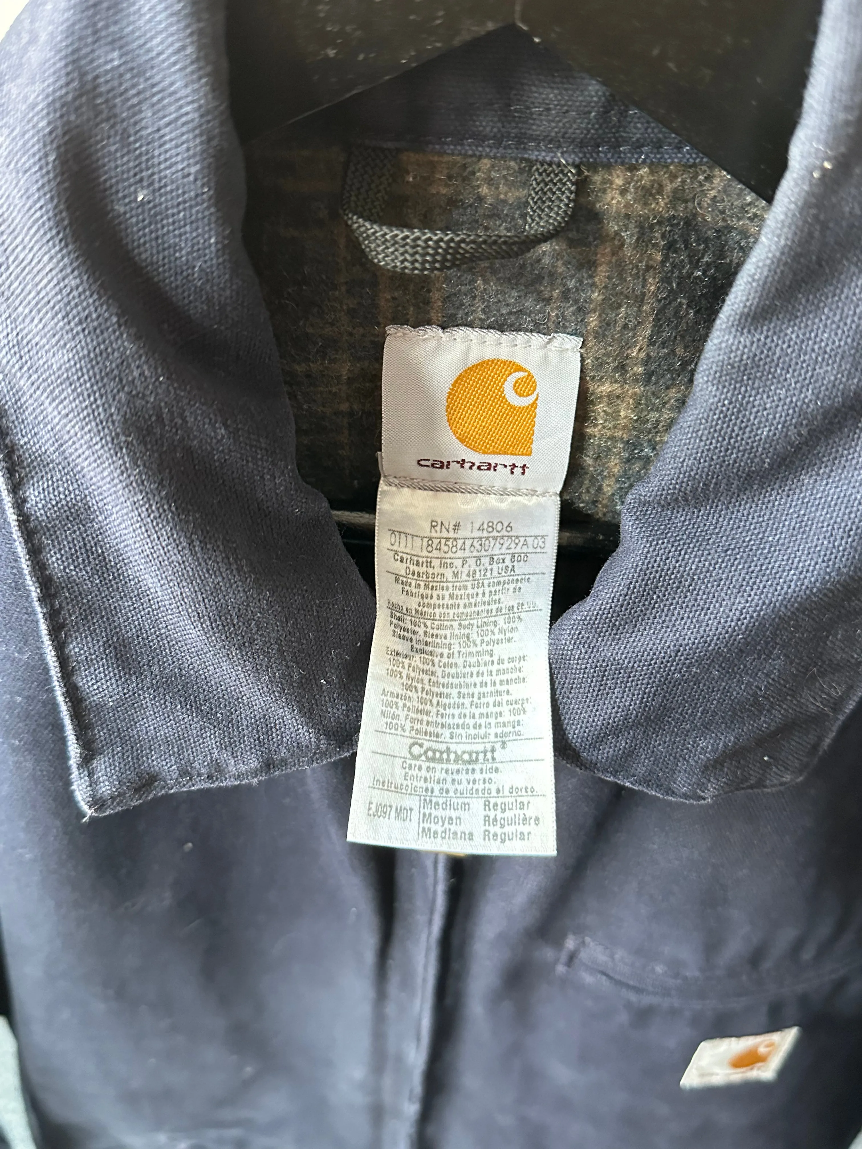 Carhartt EJ097 MDT Detroit Jacket - size M