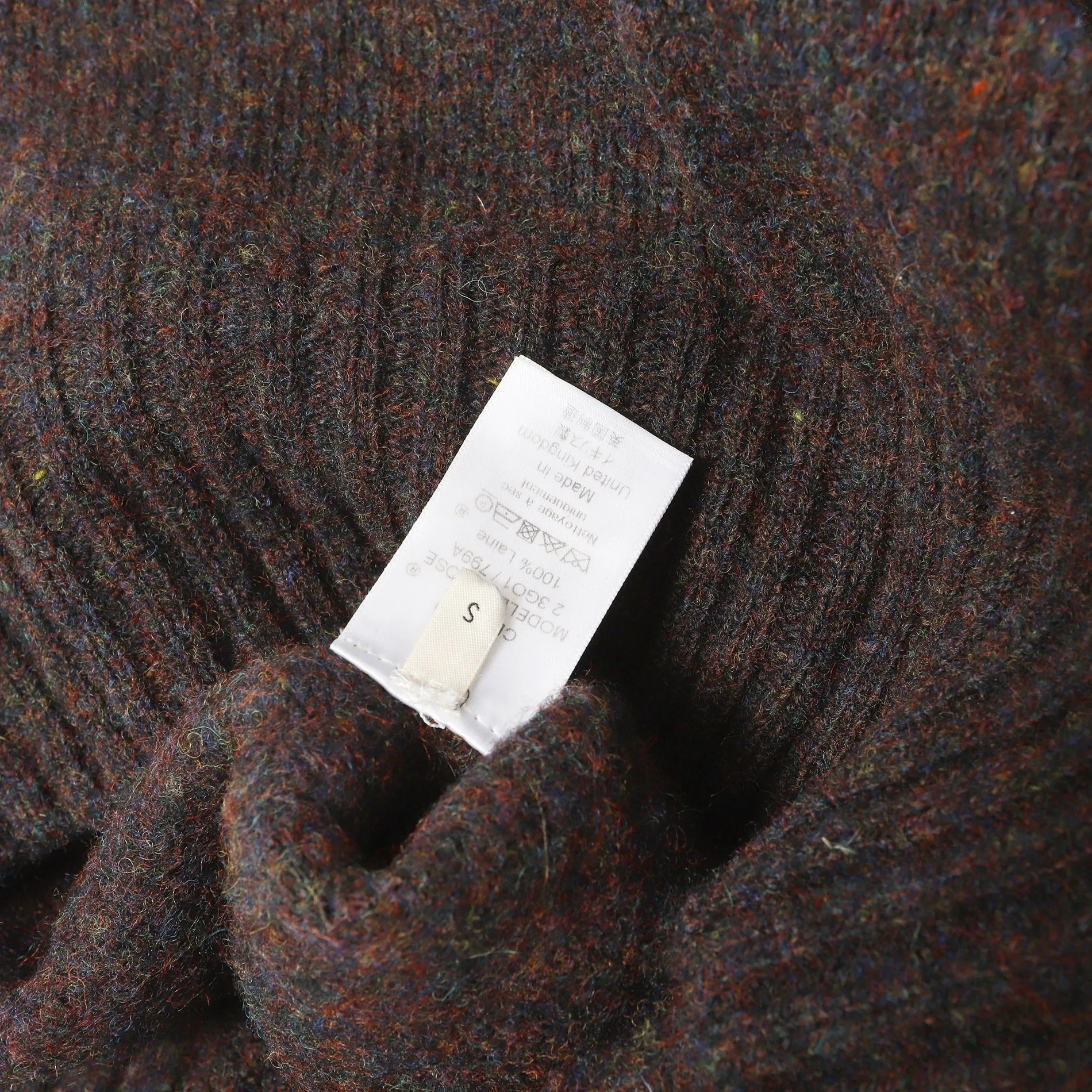 Celine by Phoebe Philo Melange Multicolor Turtleneck