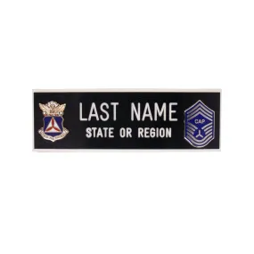 Civil Air Patrol Blazer Name Plate: CMSGT