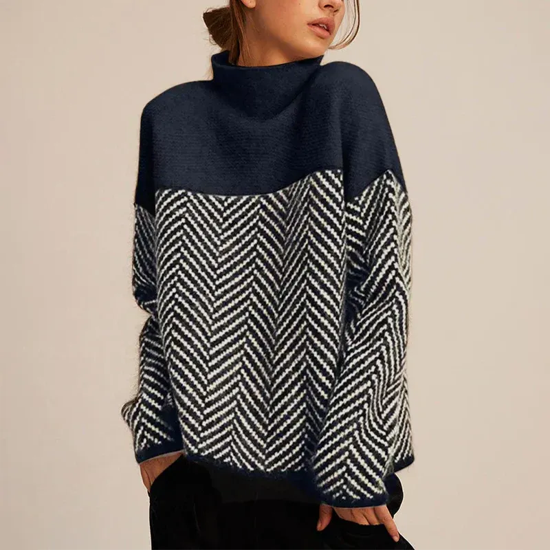 CLEO | ELEGANT TURTLENECK SWEATER