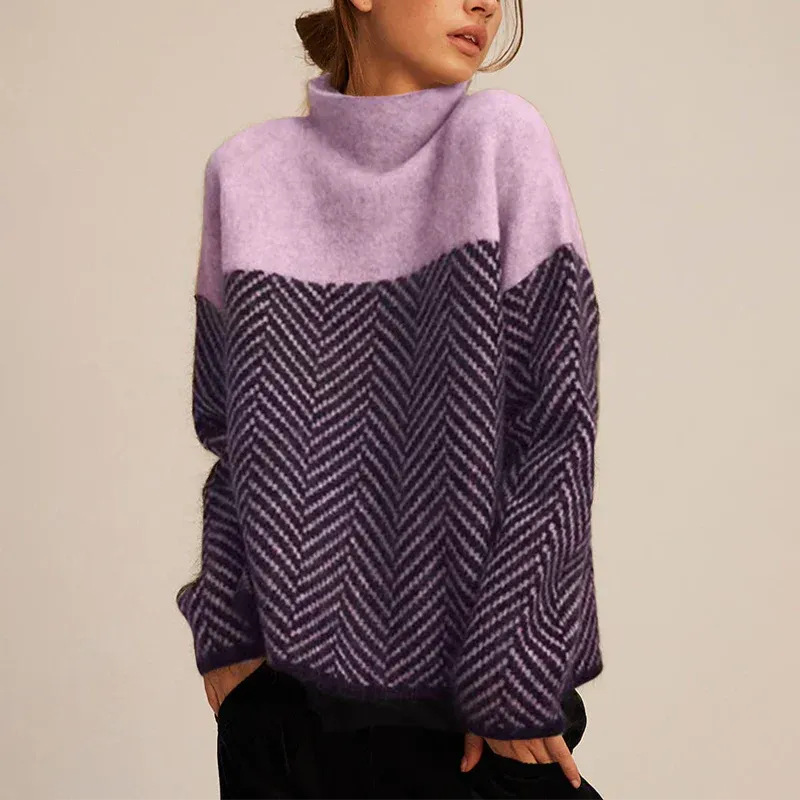 CLEO | ELEGANT TURTLENECK SWEATER