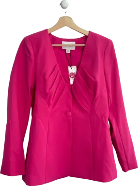 Coast Pink Fitted Blazer UK 10