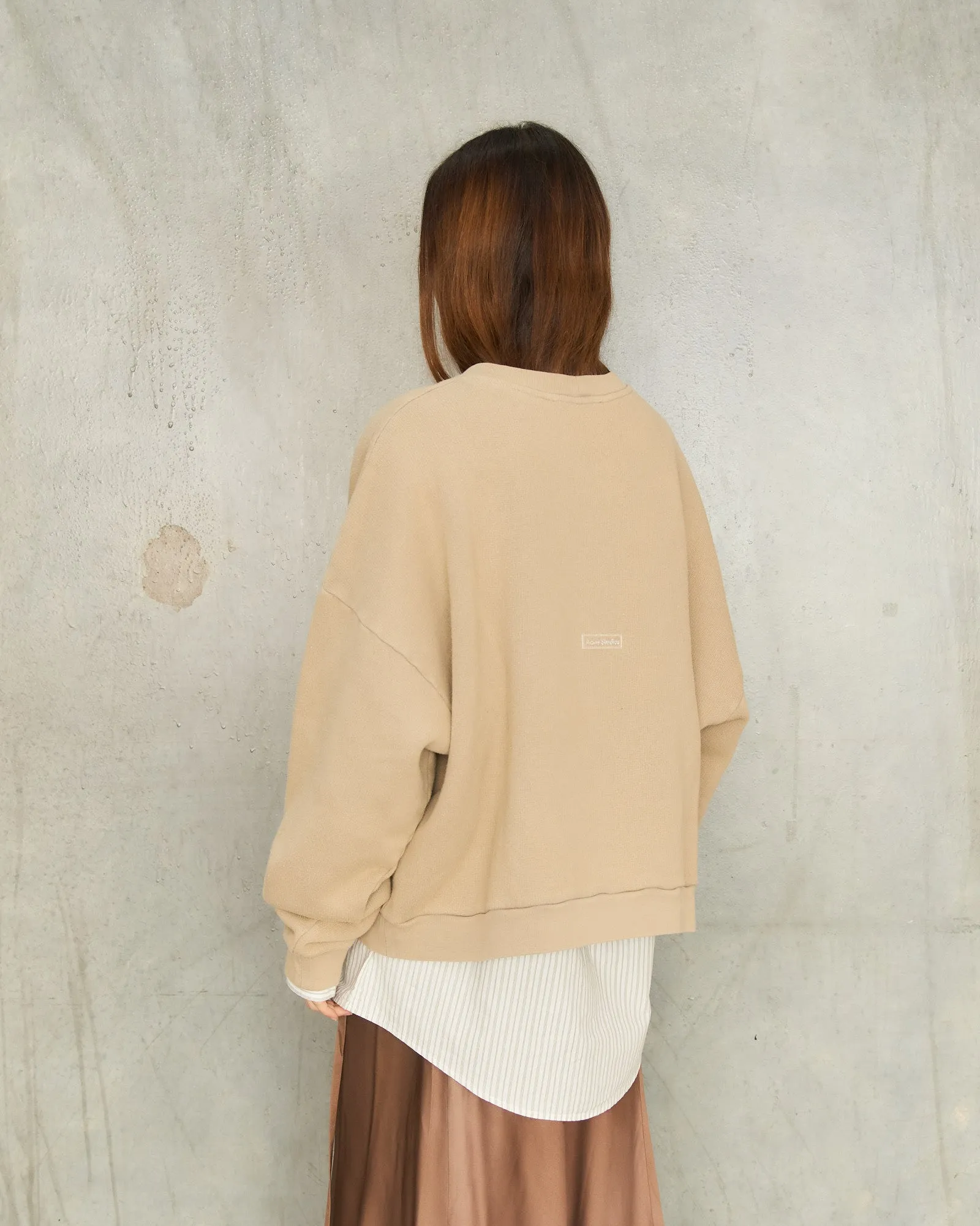 Concrete Grey Crew-Neck Sweatshirt