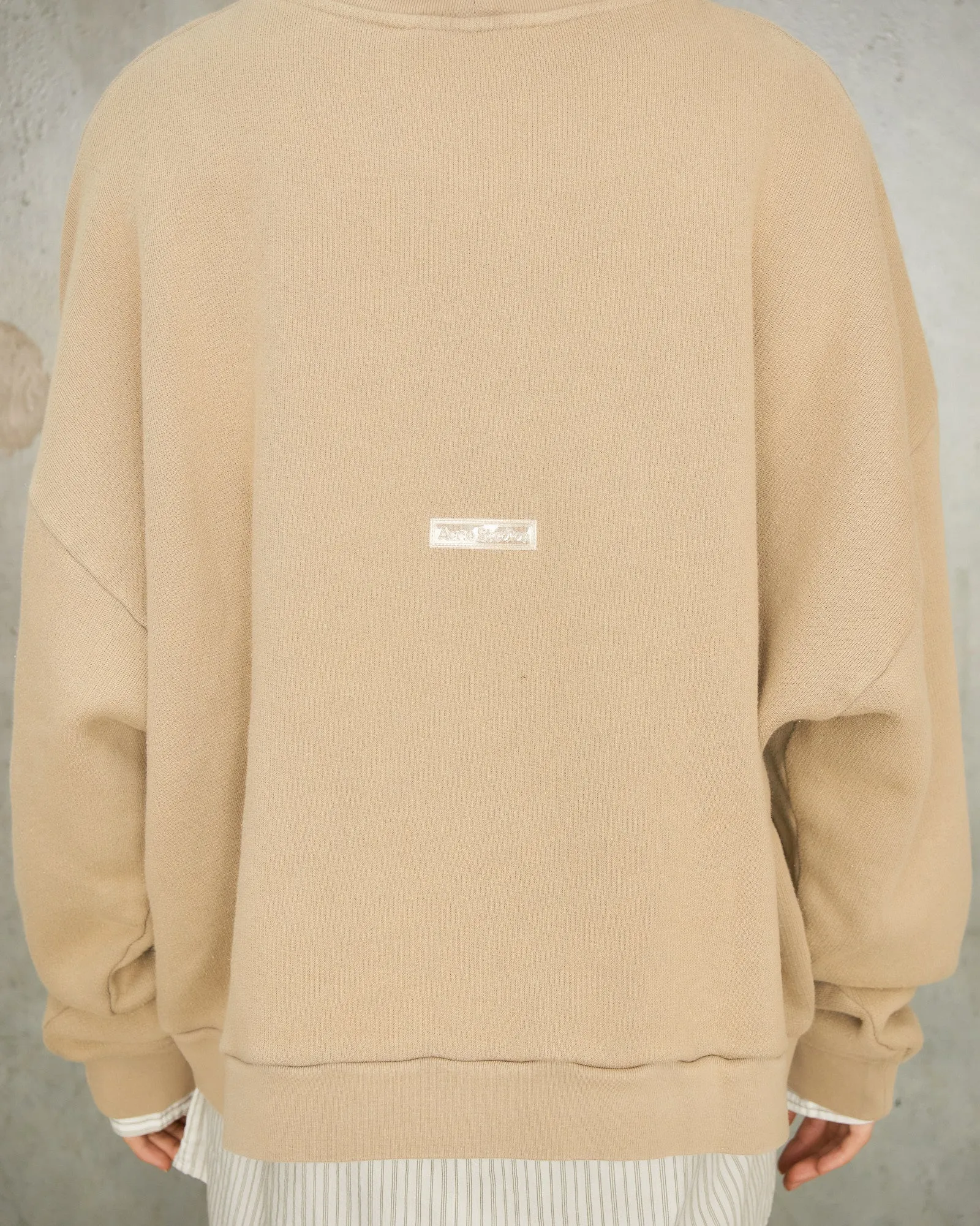 Concrete Grey Crew-Neck Sweatshirt