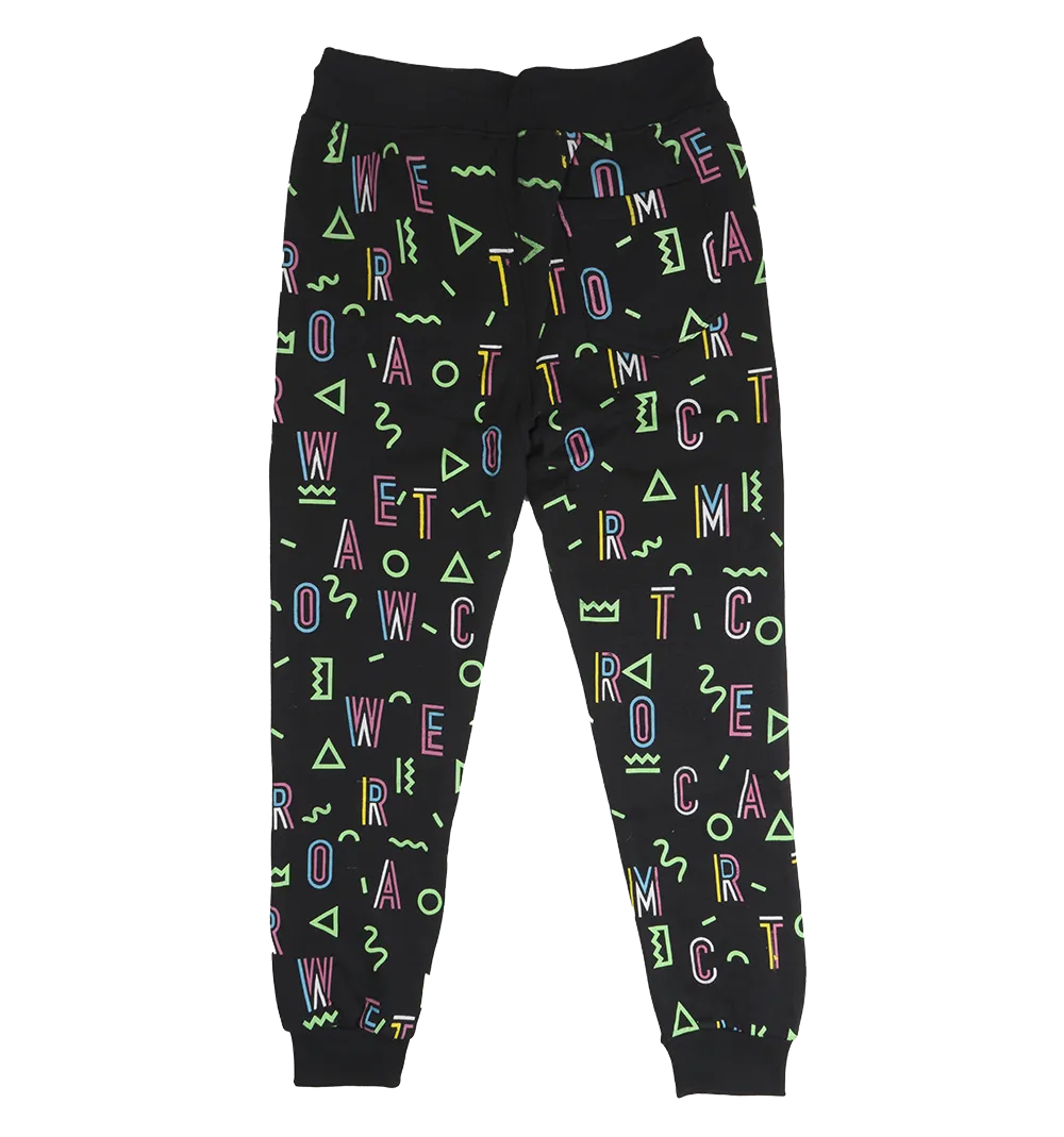 CREATE 2MRW GRAPHIC JOGGER PANTS BLACK - CF1443