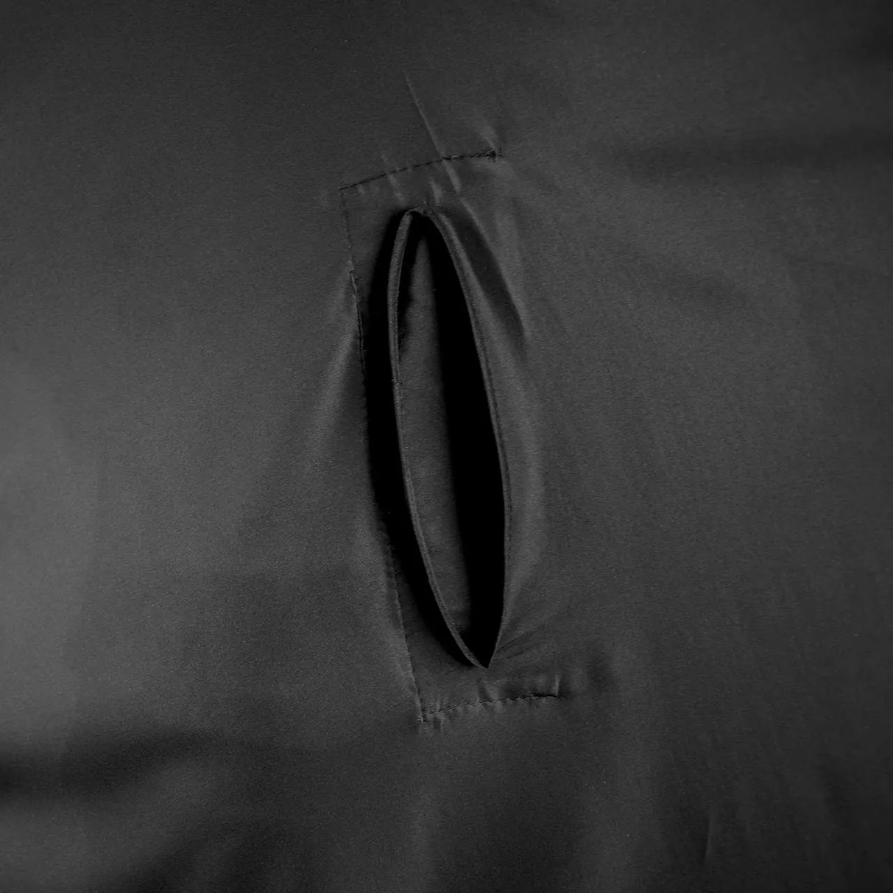 Cricket Hand Talker All Purpose Black Salon Cape, Water Resistant, Bleach Proof Cape, With Hand Openings for Client Mobility, Black