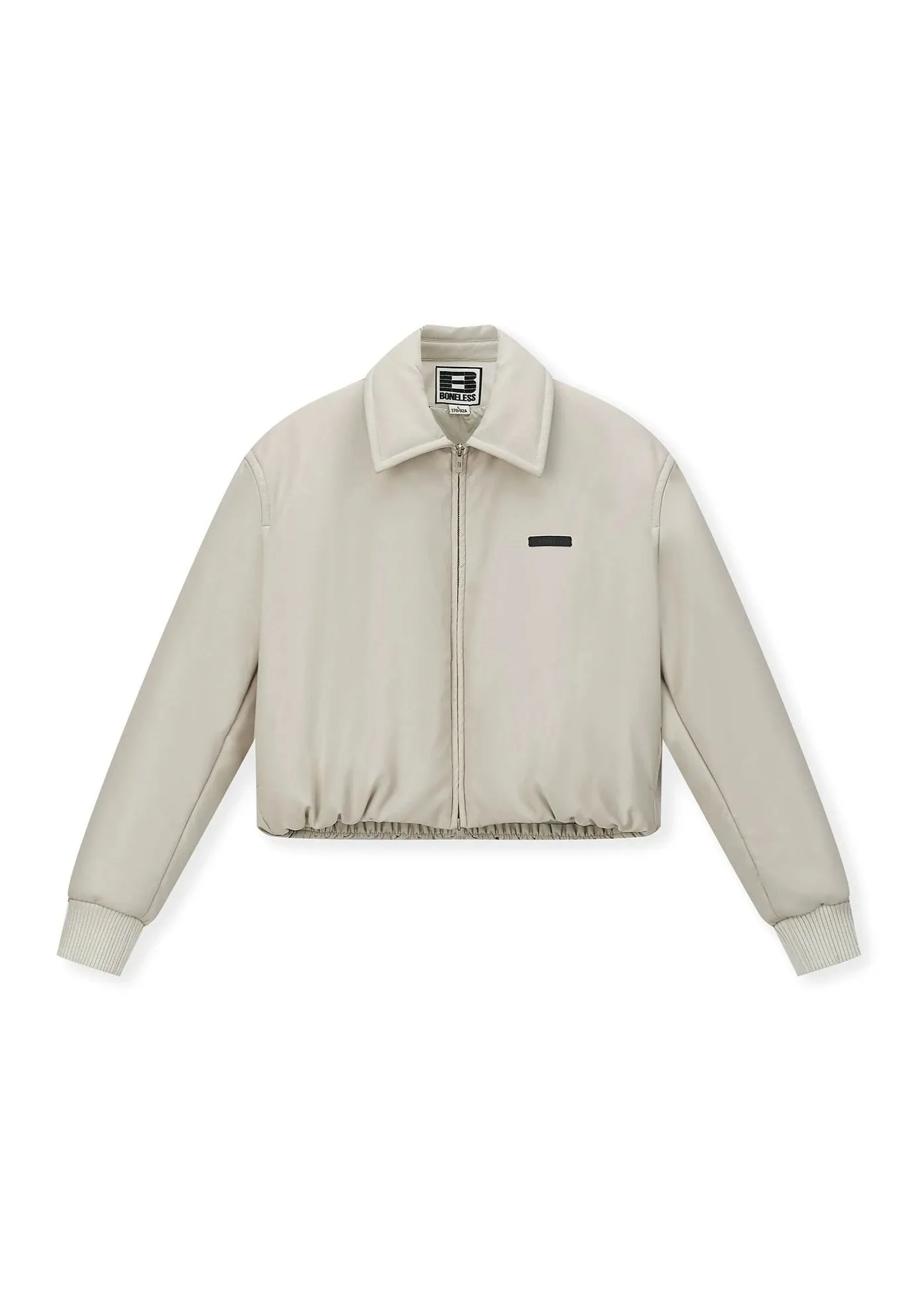 Cropped PU Leather Women Jacket