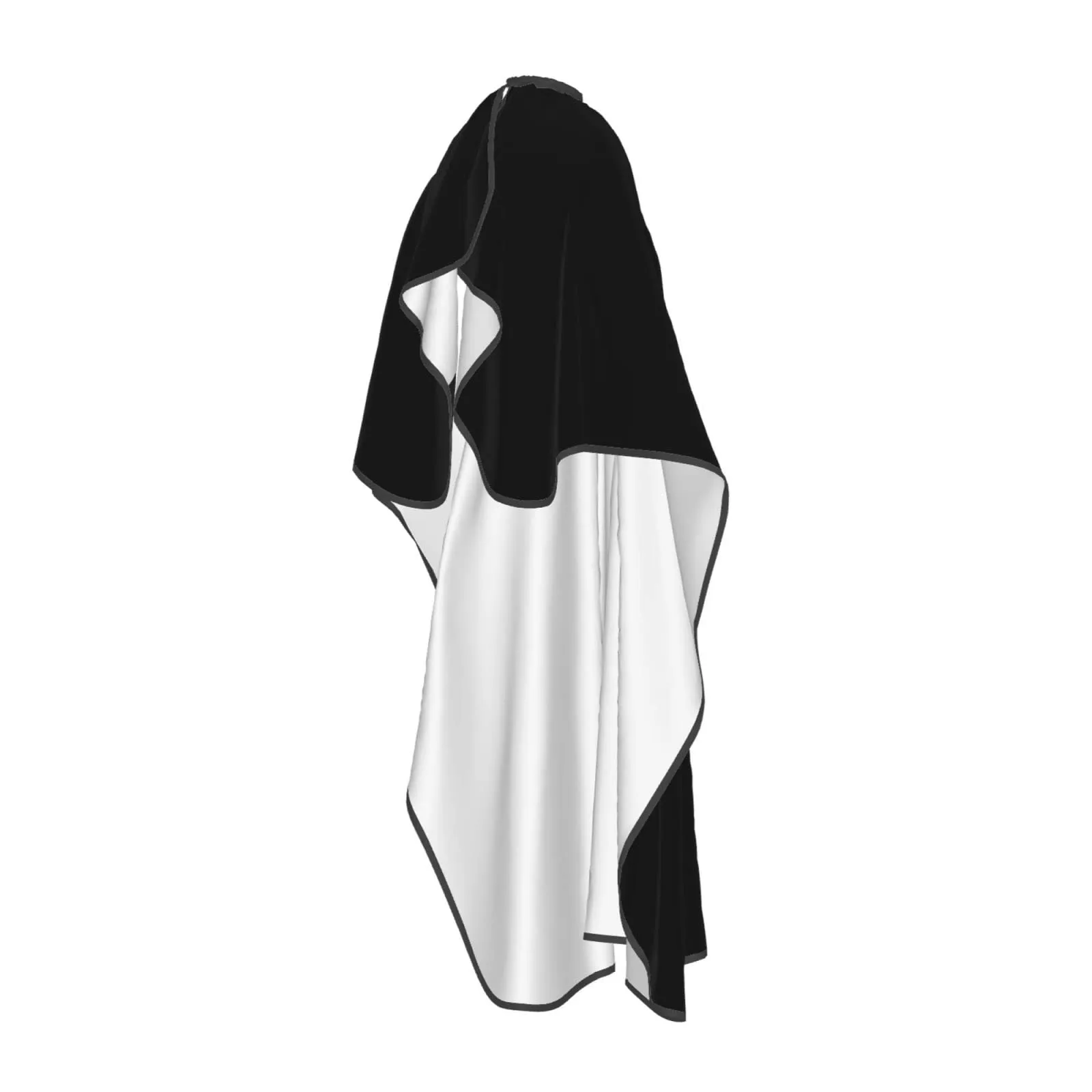 Custom Barber Cape Personalized Logo Text Photo Professional Hair Cutting Cape Customized Haircut Salon Cape for Hairdresser Styling & Home, 1 PCS Black Adult Size
