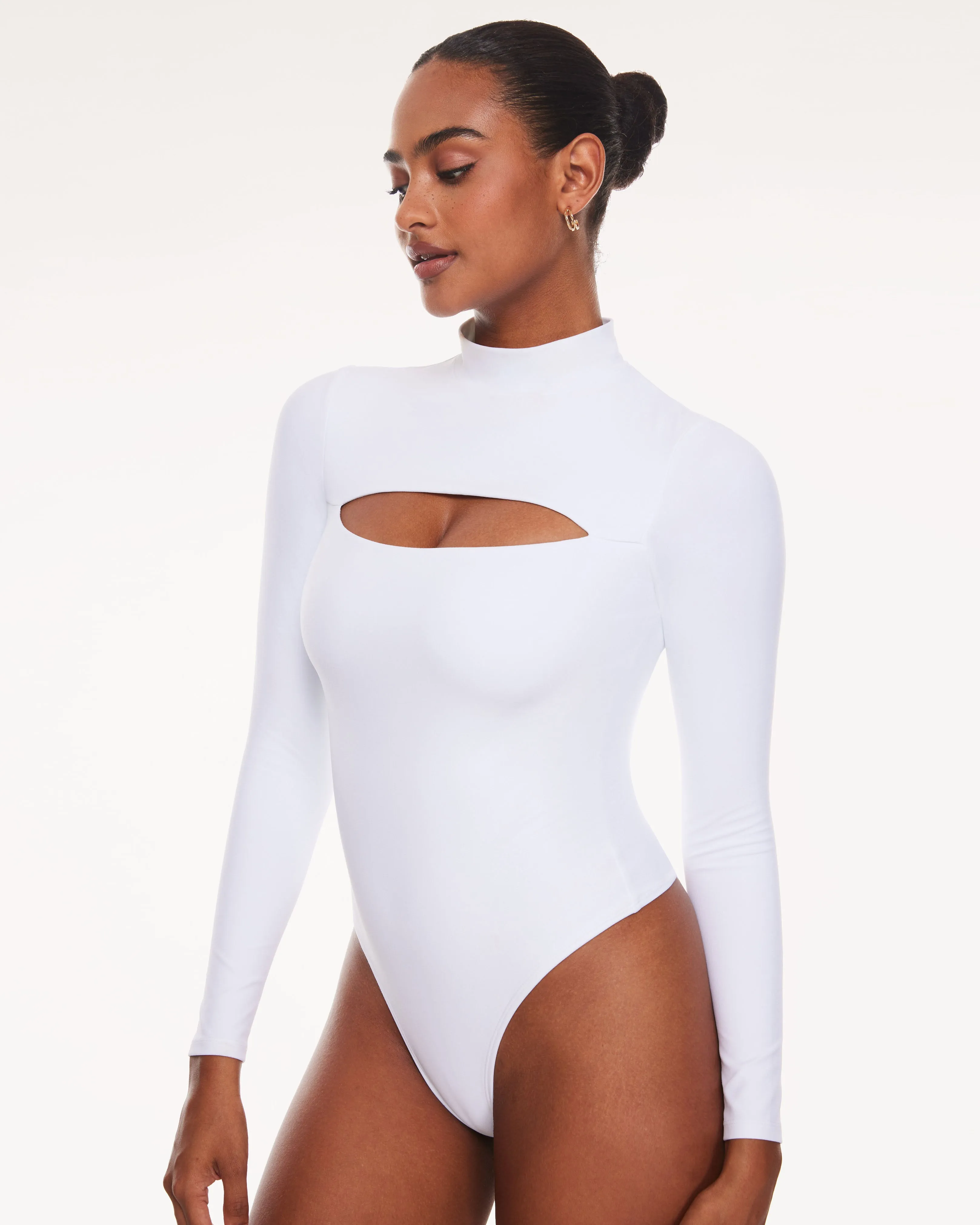 Cut Out Long Sleeve Bodysuit
