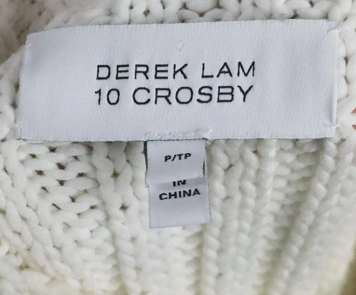 Derek Lam White Knit Sleeveless Turtleneck sz 4