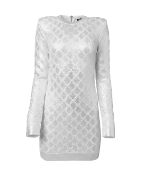 Diamond Woven Mini Dress