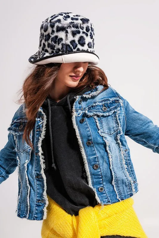 Distressed Denim Jacket