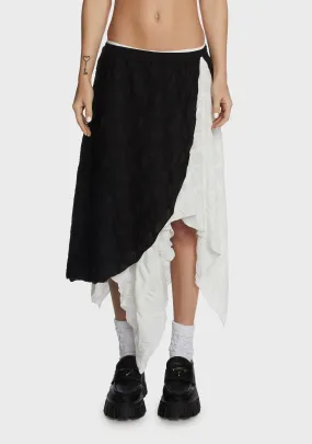 Double Layer Maxi Skirt