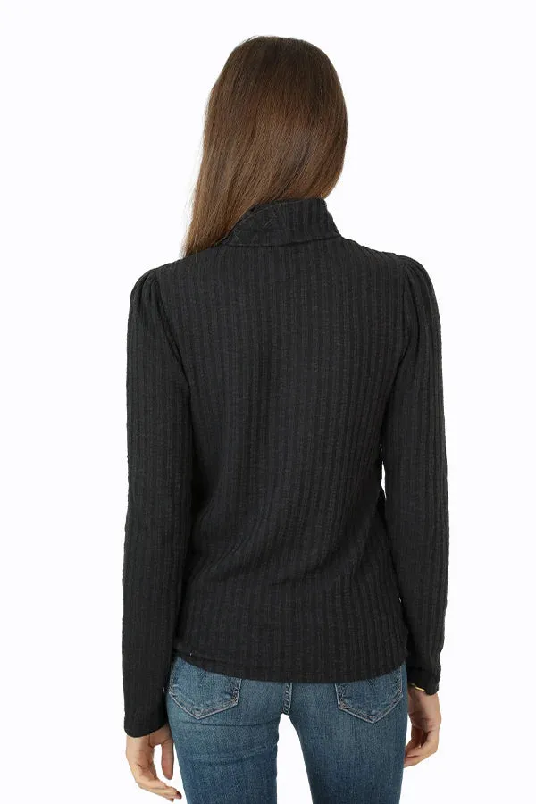 Dylan Sweater Knit Holden Turtleneck Black
