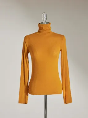 E3582 Turtleneck Slim Top