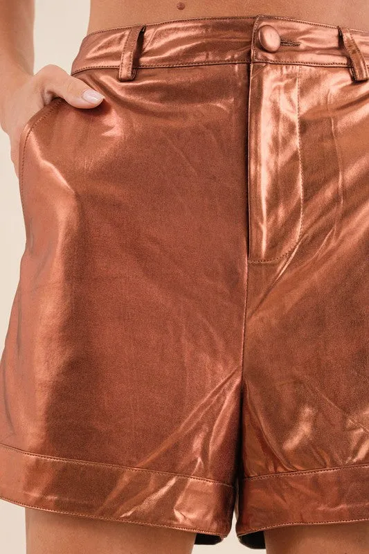 FINAL SALE!! Bronze Metallic Blazer Set