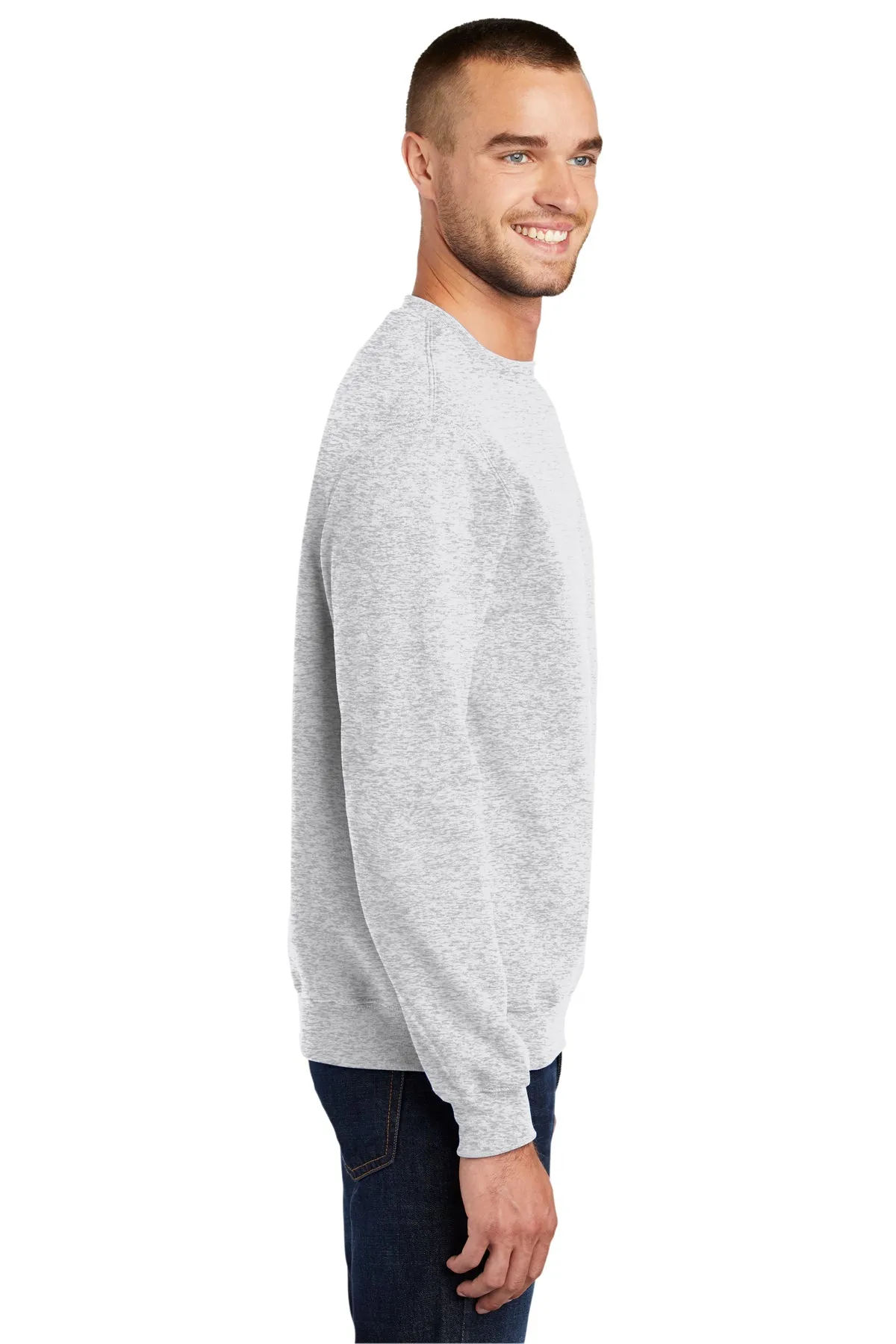 Fleece Crewneck Sweatshirt / Ash / Cape Henry Strength & Conditioning
