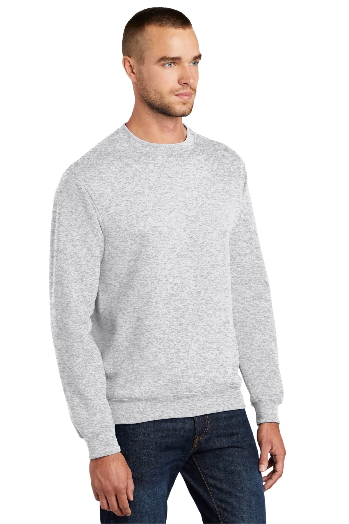 Fleece Crewneck Sweatshirt / Ash / Cape Henry Strength & Conditioning