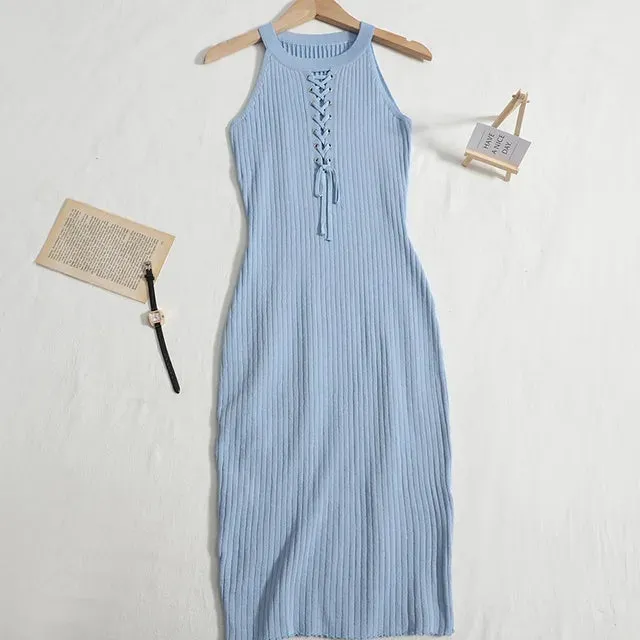 Fresh Cotton Soft Above Knee Bodycon Mini Dress