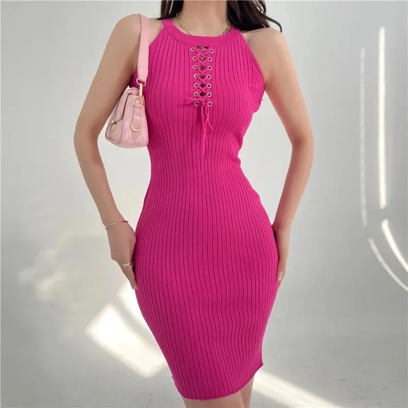 Fresh Cotton Soft Above Knee Bodycon Mini Dress
