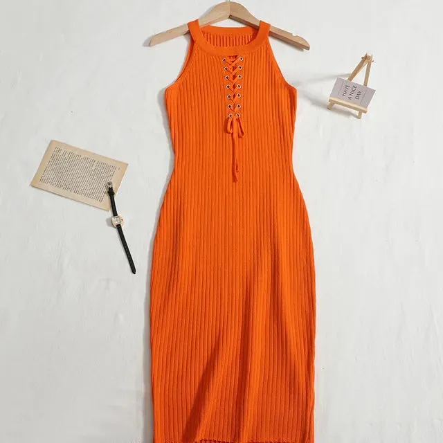 Fresh Cotton Soft Above Knee Bodycon Mini Dress