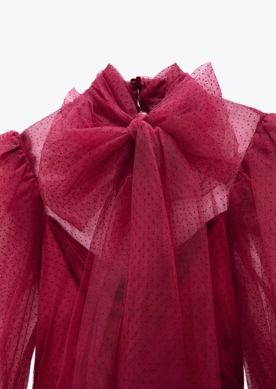 Fuchsia Mesh Dress