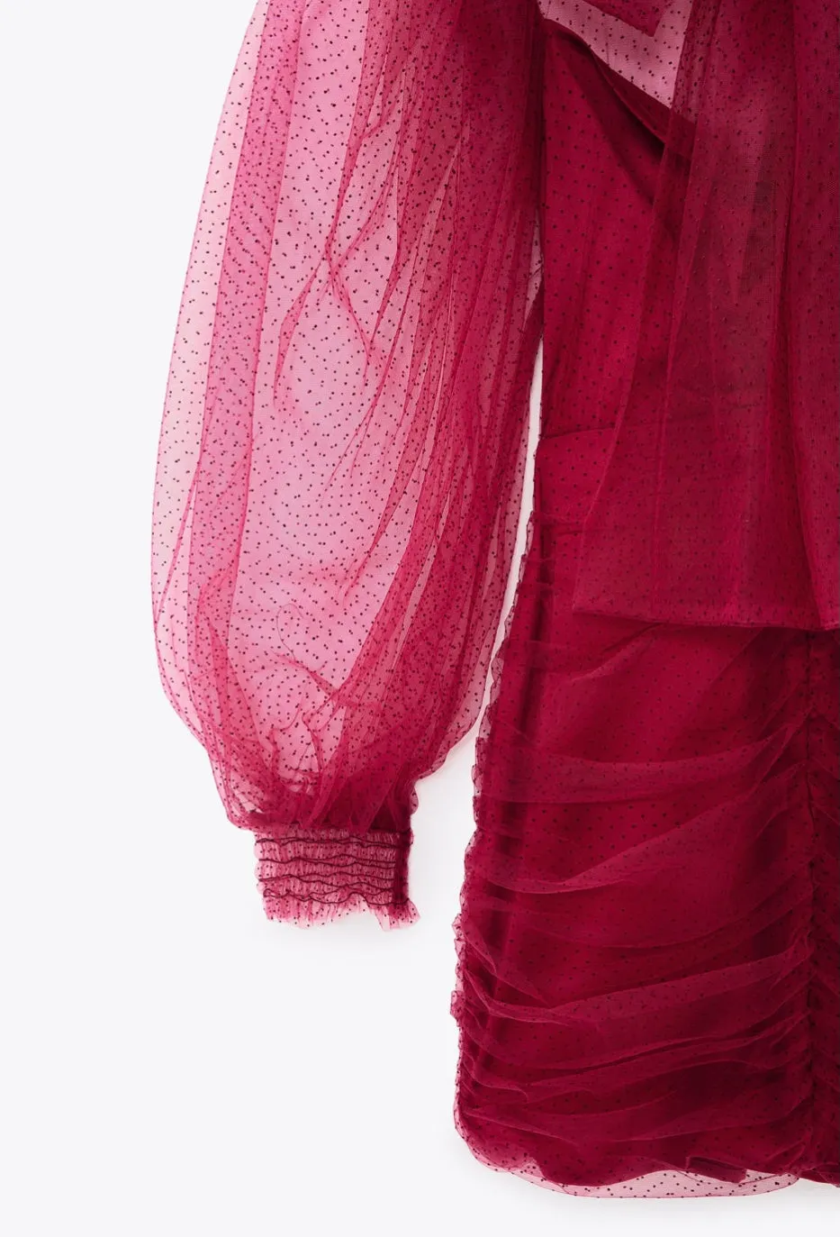 Fuchsia Mesh Dress