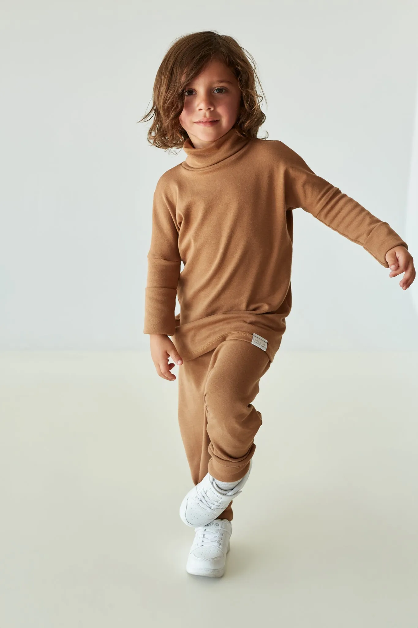 Grow With Me Turtleneck | Mocha Dream (6-18 months, 6-8 years)