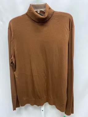 H & M Size XLarge Dark Brown Long Sleeve Top