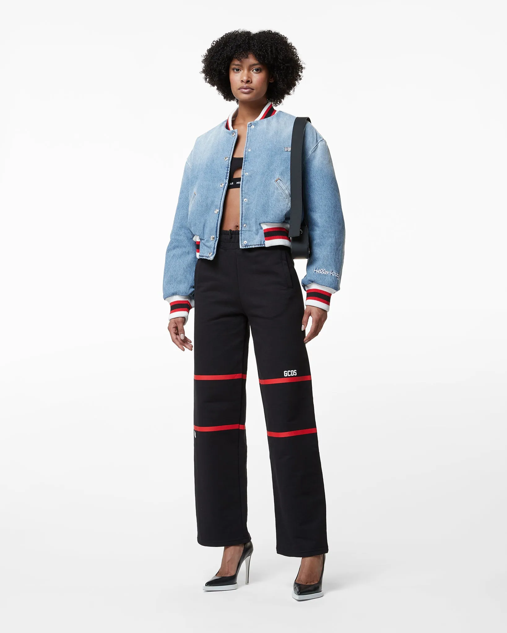 Hello Kitty Denim Bomber
