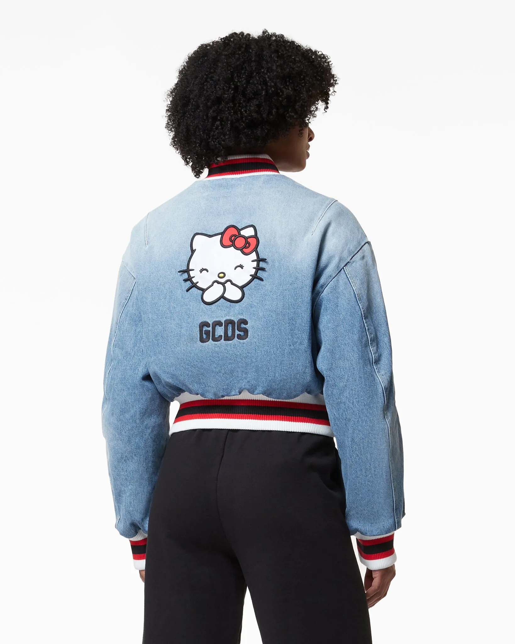 Hello Kitty Denim Bomber