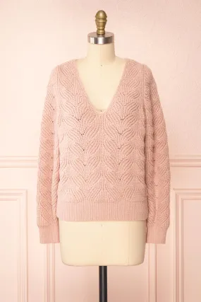 Honuka | V-Neck Knit Sweater