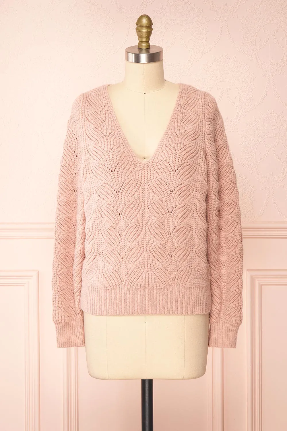 Honuka | V-Neck Knit Sweater