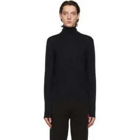 Hugo Navy Wool San Thomas Turtleneck