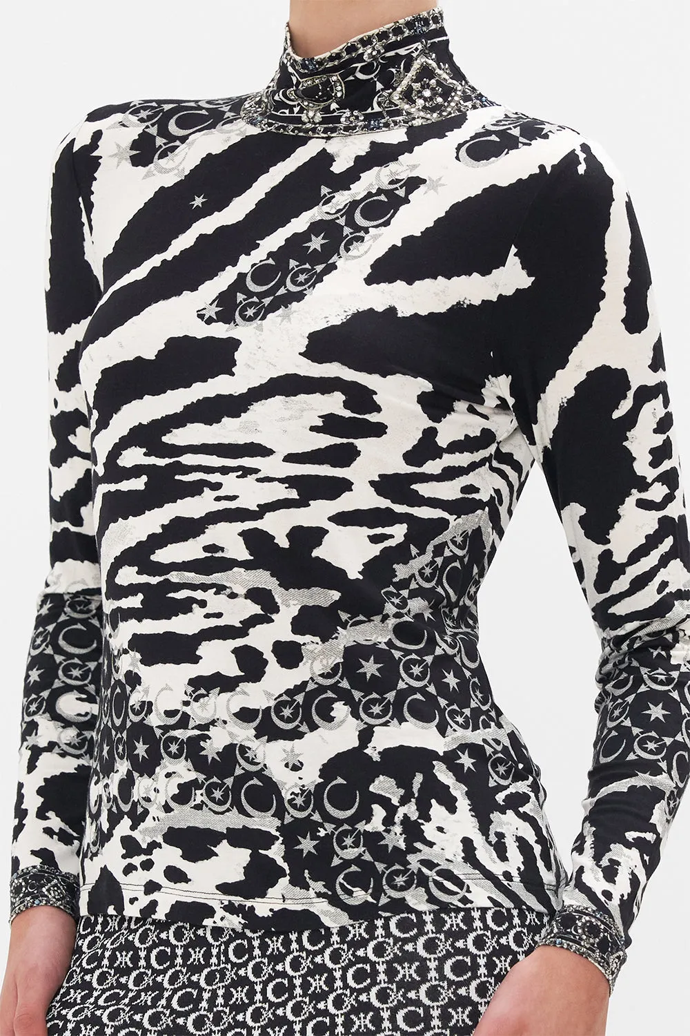 JERSEY TURTLENECK FELINE FANTASY