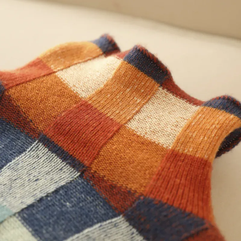 Kate™ Couture patchwork turtleneck