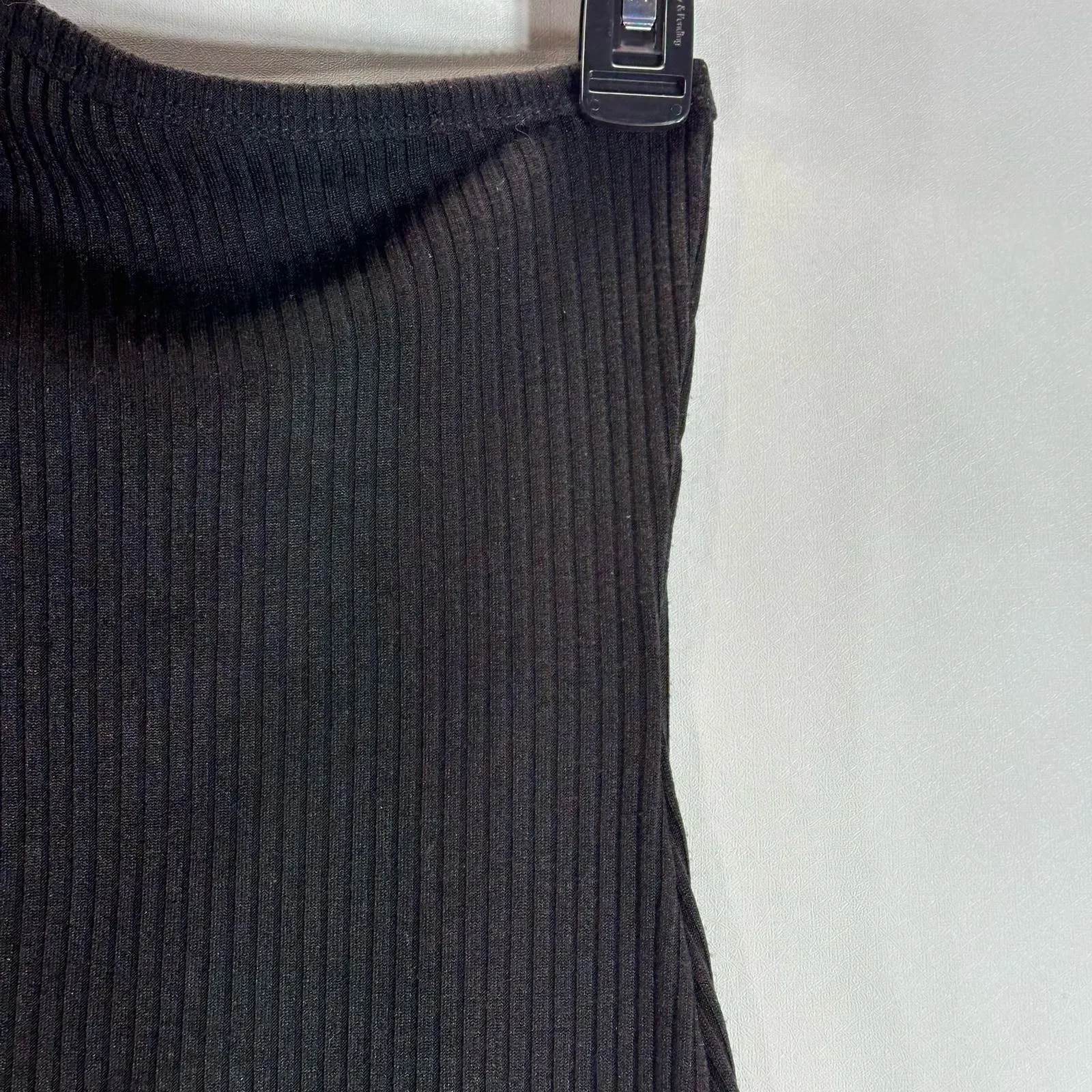 KENDALL & KYLIE Women's Black Ribbed One-Shoulder Bodycon Mini Dress SZ XS