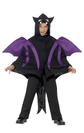 Kids Hooded Bat Cape Costume